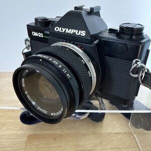 Olympus OM-2s Film Camera W/50mm F1.8 Lens Kit